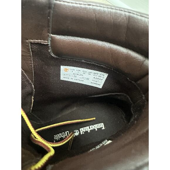 Timberland tillston wheat tan nubuck pump heel boots women’s size 9 - Picture 6 of 6